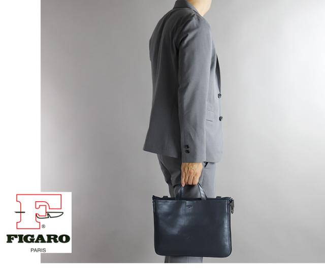 FIGARO フィガロ ポアネシリーズ ミニブリーフケース 斜め掛けバッグ 牛革 本革 レザー ミニブリーフケース