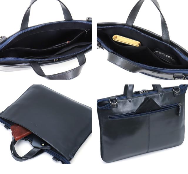 FIGARO フィガロ ポアネシリーズ ミニブリーフケース 斜め掛けバッグ 牛革 本革 レザー ミニブリーフケース