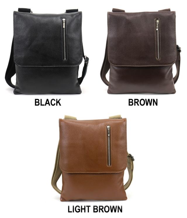 TRUSTER トラスター モスク 薄マチショルダーバッグ 牛革 本革 レザー 75812