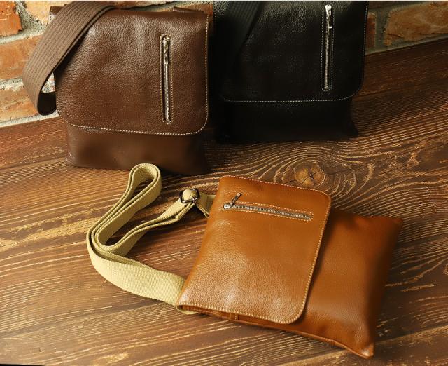 TRUSTER トラスター モスク 薄マチショルダーバッグ 牛革 本革 レザー 75812