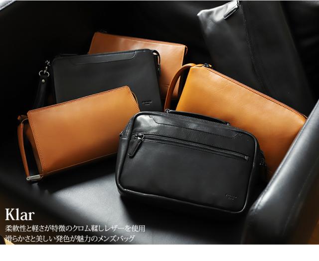 FIGARO フィガロ クラールシリーズ クラッチバッグ 斜め掛けバッグ 牛革 本革 レザー クラッチバッグ