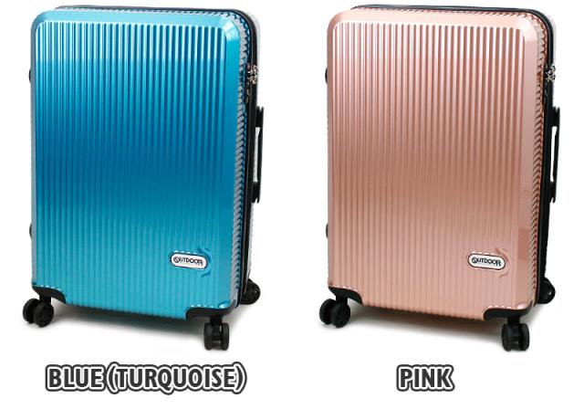 【商品レビュー記入で+5%】OUTDOOR PRODUCTS(アウトドアプロダクツ) スーツケース キャリーケース 66〜74L 60cm 3.7kg 4〜6泊 4輪 TSAロック 拡張 メンズ レディース ジュニア OD-0808-60
