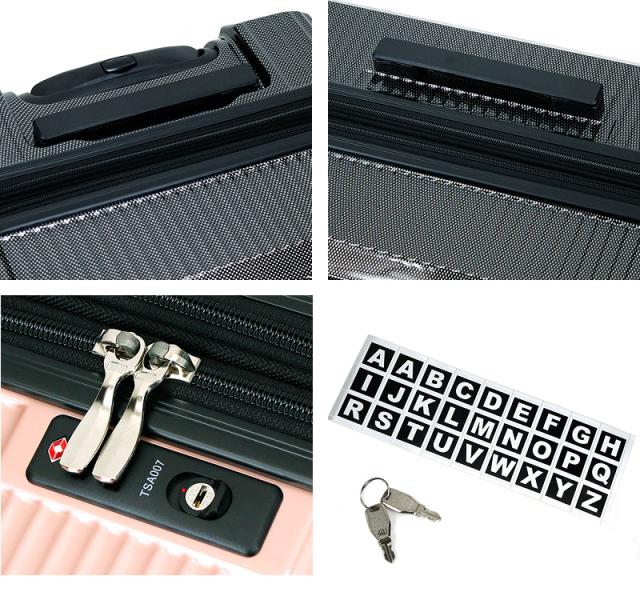 【商品レビュー記入で+5%】OUTDOOR PRODUCTS(アウトドアプロダクツ) スーツケース キャリーケース 66〜74L 60cm 3.7kg 4〜6泊 4輪 TSAロック 拡張 メンズ レディース ジュニア OD-0808-60