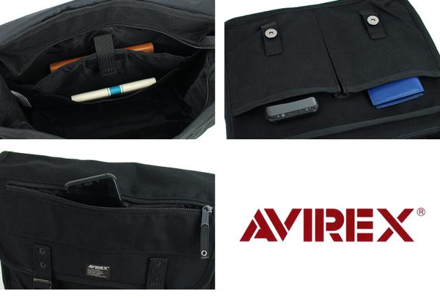 ショルダーバッグ AVIREX メンズ レディース 男女兼用 ユニセックス フラップショルダー 斜めがけバッグ アヴィレックス AVX3523 イーグル EAGLE アビレックス 黒 ベージュ カーキ ブラック