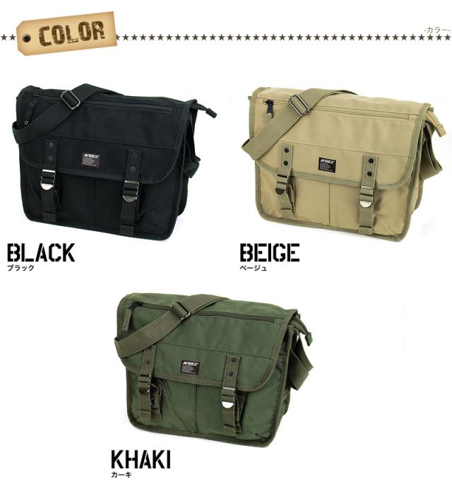 ショルダーバッグ AVIREX メンズ レディース 男女兼用 ユニセックス フラップショルダー 斜めがけバッグ アヴィレックス AVX3523 イーグル EAGLE アビレックス 黒 ベージュ カーキ ブラック