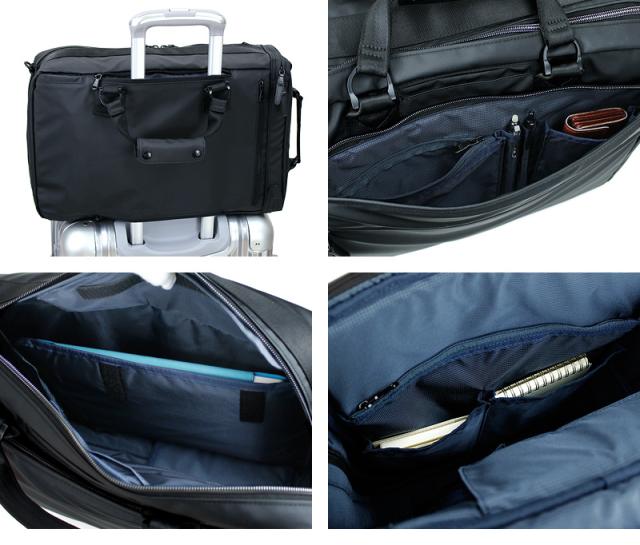 3WAY ビジネスバッグ リュック ショルダーバッグ PID Gradeシリーズ PAT203 ブリーフケース ビジネスブリーフ ピーアイディー グレーデ レディース 男女兼用 B4 A4 黒 通勤 ノートPC対応 タブレット対応 大容量 ブラック