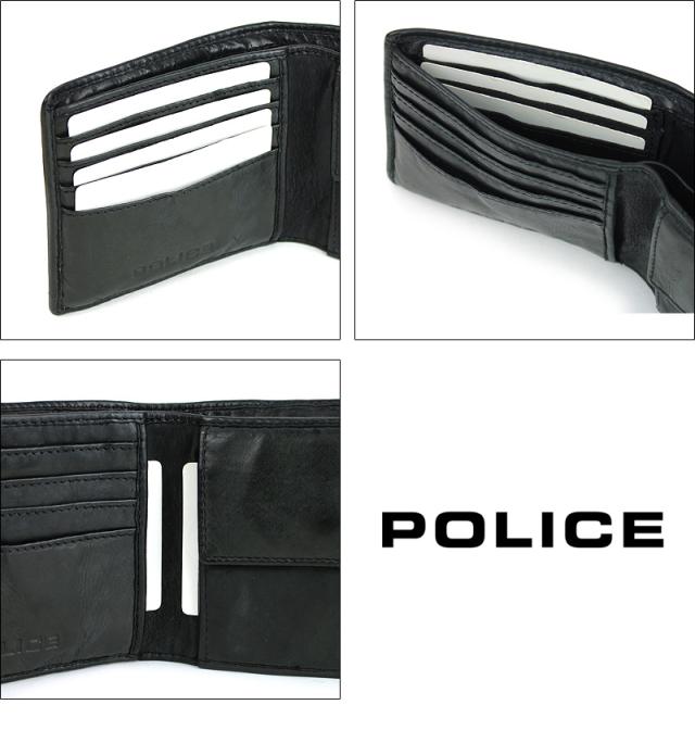 POLICE 二つ折り財布 PA-59601