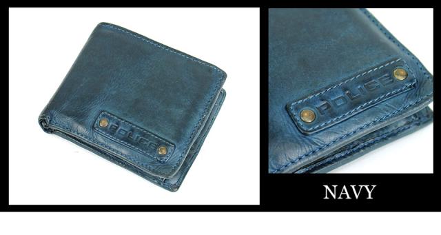 POLICE 二つ折り財布 PA-59601
