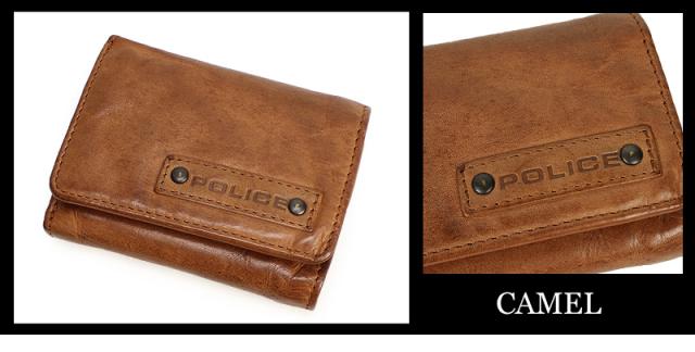 POLICE 三つ折り財布 PA-59605