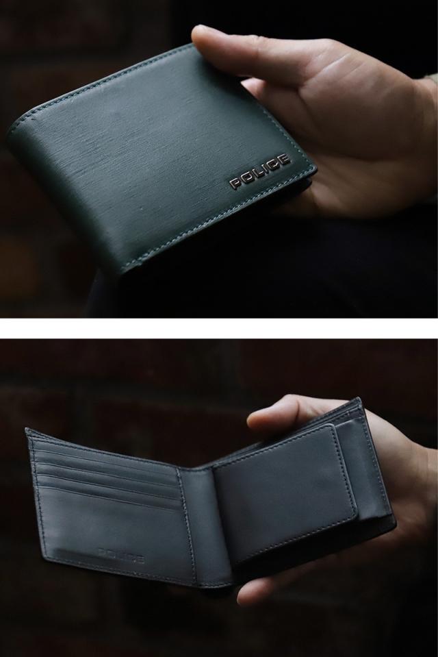 POLICE 二つ折り財布 小銭入れあり PA-70601
