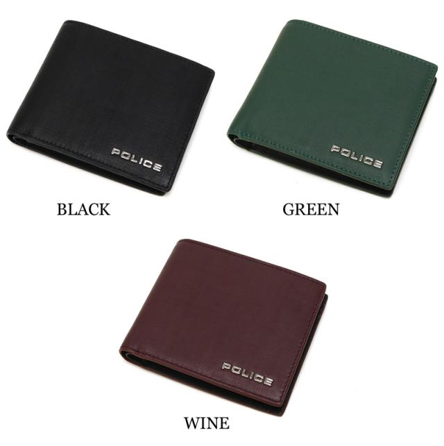 POLICE 二つ折り財布 小銭入れあり PA-70601