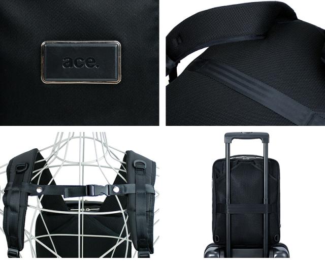 リュック ビジネスリュック 撥水 エースジーン ガジェタブル ace.GENE ACE ビジネスバッグ エース おすすめ A4ファイル ブランド 55531 ノートPC対応 タブレット対応 2WAY 9L A4 通勤