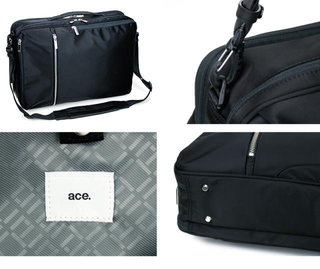 3WAY ビジネスバッグ ビジネスリュック 撥水 エースジーン ガジェタブル ace.GENE ACE ショルダーバッグ エース おすすめ B4 ブランド 55535 ノートPC対応 タブレット対応 16L A4 B4ファイル 通勤 リュック
