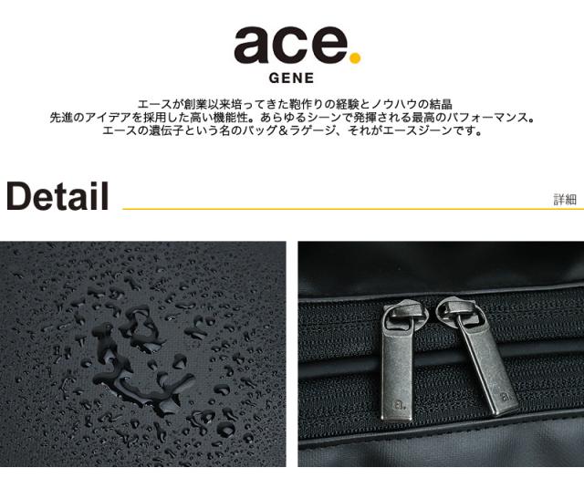 リュック ビジネスリュック 撥水 エースジーン ガジェタブルWR ace.GENE ACE ビジネスバッグ エース おすすめ B4ファイル ブランド 55543 ノートPC対応 タブレット対応 2WAY 15L A4 B4 通勤