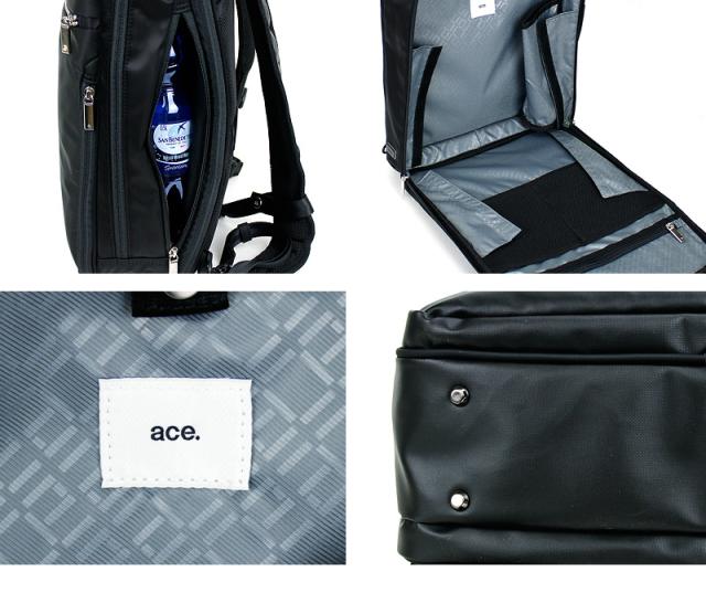 リュック ビジネスリュック 撥水 エースジーン ガジェタブルWR ace.GENE ACE ビジネスバッグ エース おすすめ B4ファイル ブランド 55543 ノートPC対応 タブレット対応 2WAY 15L A4 B4 通勤