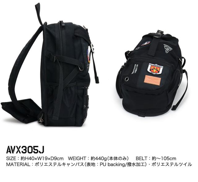 ボディバッグ AVIREX 限定モデル TOPGUN トップガン メンズ レディース 男女兼用 AVX305J