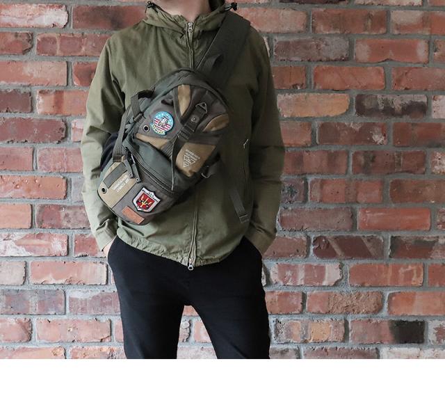 ボディバッグ AVIREX 限定モデル TOPGUN トップガン メンズ レディース 男女兼用 AVX305J