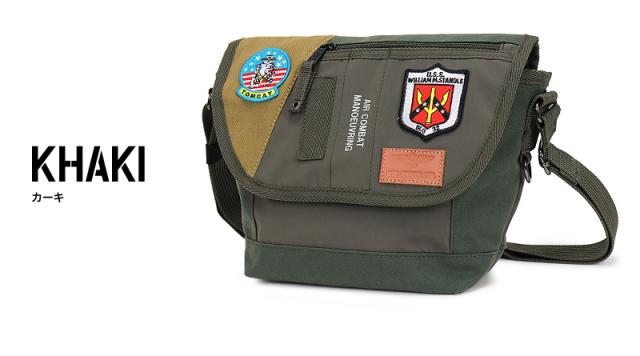 ショルダーバッグ AVIREX 限定モデル TOPGUN トップガン メンズ レディース 男女兼用 A5ミニショルダーバッグ AVX3520J