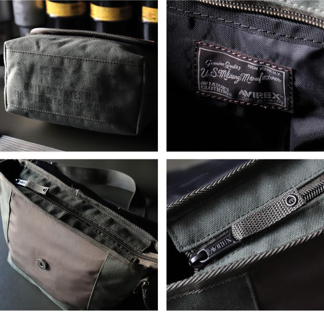 ショルダーバッグ AVIREX 限定モデル TOPGUN トップガン メンズ レディース 男女兼用 A5ミニショルダーバッグ AVX3520J