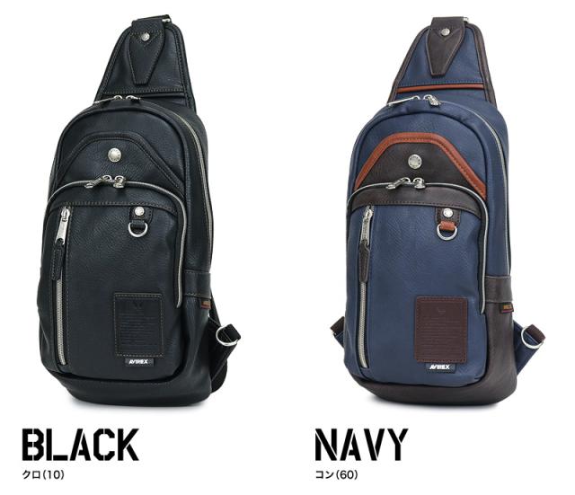 ボディバッグ AVIREX メンズ 男女兼用 ブランド アビレックス AX5001 スチュアート STUART