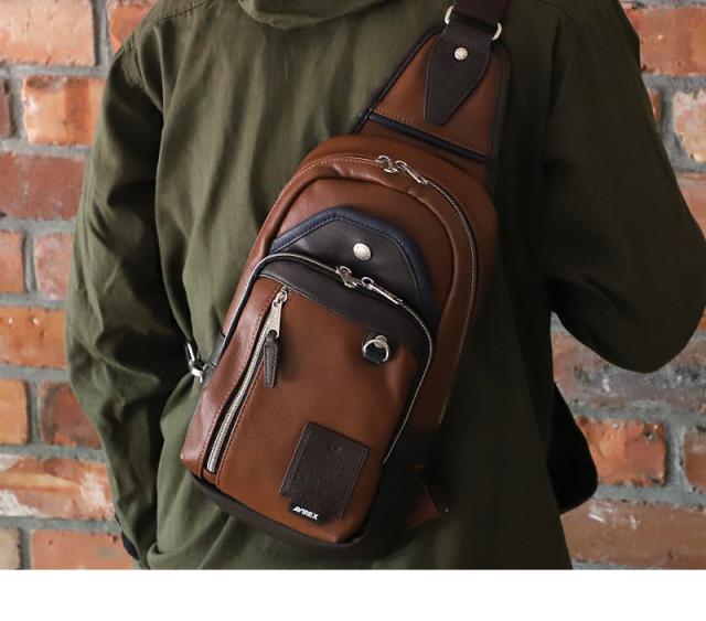 ボディバッグ AVIREX メンズ 男女兼用 ブランド アビレックス AX5001 スチュアート STUART