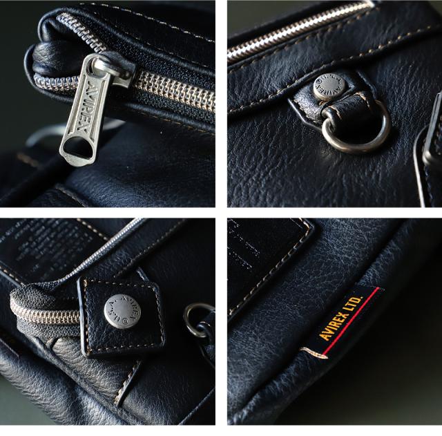 2WAY ショルダーバッグ AVIREX メンズ 男女兼用 トートバッグ ブランド アビレックス AX5003 スチュアート STUART