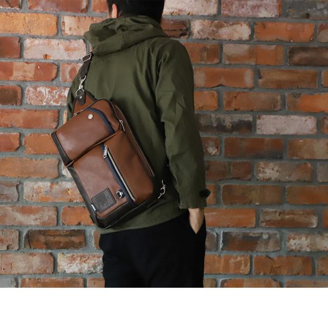 ショルダーバッグ ボディバッグ 2WAY AVIREX メンズ 男女兼用 ブランド アビレックス AX5004 スチュアート STUART