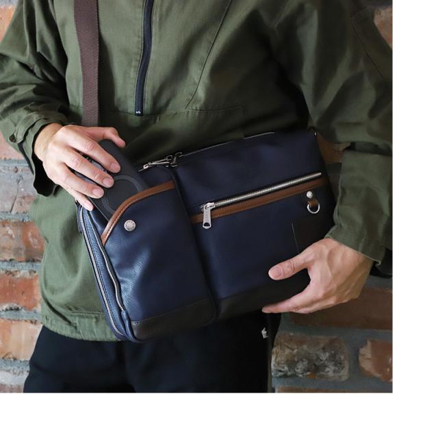 ショルダーバッグ ボディバッグ 2WAY AVIREX メンズ 男女兼用 ブランド アビレックス AX5004 スチュアート STUART