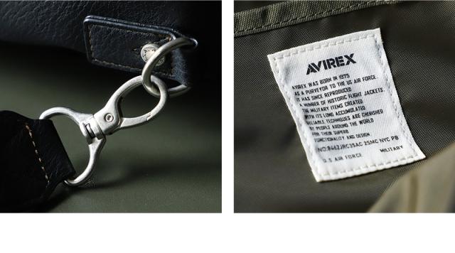 ショルダーバッグ ボディバッグ 2WAY AVIREX メンズ 男女兼用 ブランド アビレックス AX5004 スチュアート STUART