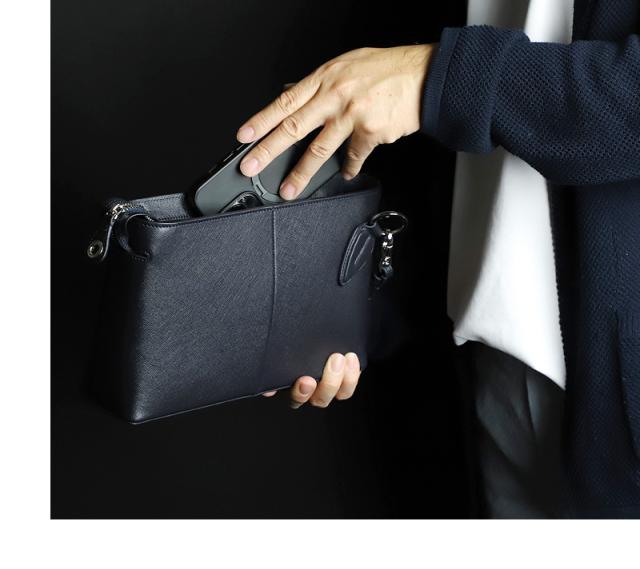 クラッチバッグ メンズ 本革 レザー PID selvaシリーズ PAP151