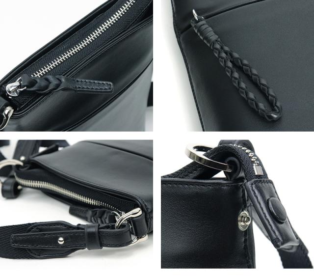 ショルダーバッグ メンズ 本革 撥水 レザー PID ecrireシリーズ PAZ107