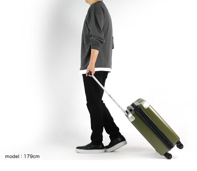 hiromichi nakano(ヒロミチナカノ) モンターニャ スーツケース 機内持ち込み 33/40L 05351