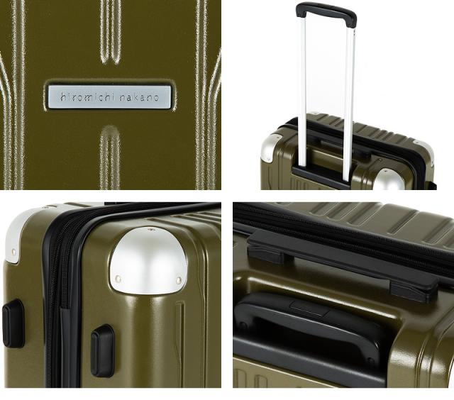hiromichi nakano（ヒロミチナカノ） モンターニャ スーツケース 56/68L 05353