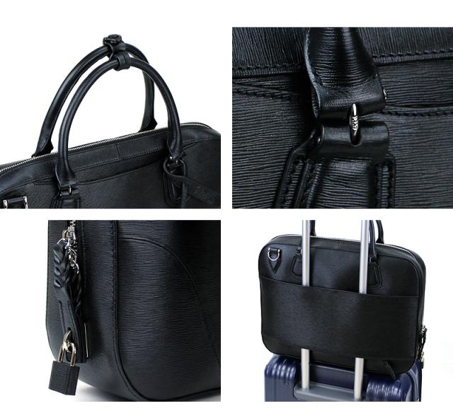 ビジネスバッグバッグ メンズ 本革 レザー ショルダーバッグ PID clocheシリーズ PAY101 2WAY ピーアイディー