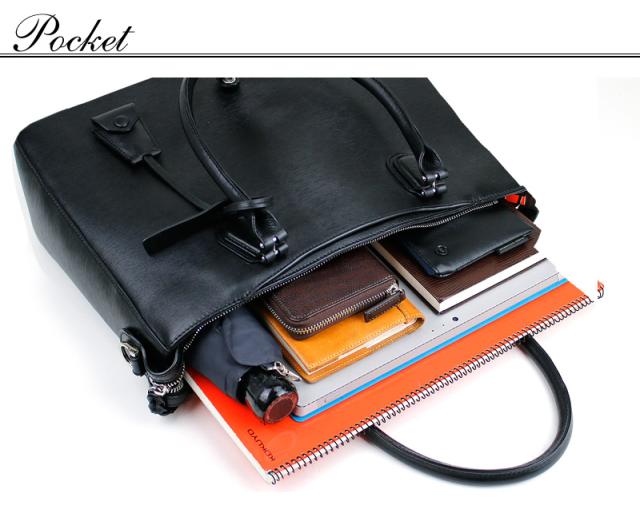 ビジネスバッグバッグ メンズ 本革 レザー ファスナー付き ショルダーバッグ PID clocheシリーズ PAY102 2WAY ピーアイディー