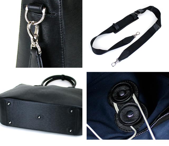 トートバッグ メンズ 本革 レザー 送料無料 ファスナー付き ショルダーバッグ PID clocheシリーズ PAY103 2WAY ピーアイディー