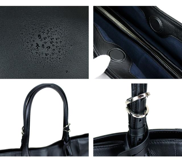 トートバッグ メンズ 本革 ビジネスバッグ 撥水 レザー PID ecrireシリーズ PAZ101 ピーアイディー エクリール レディース 男女兼用 トートビジネス B4 A4 通勤 通学 牛革 撥水