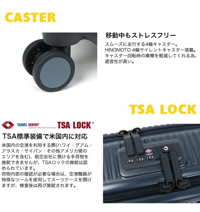 innovator(イノベーター) スーツケース フロントオープン 55L INV155