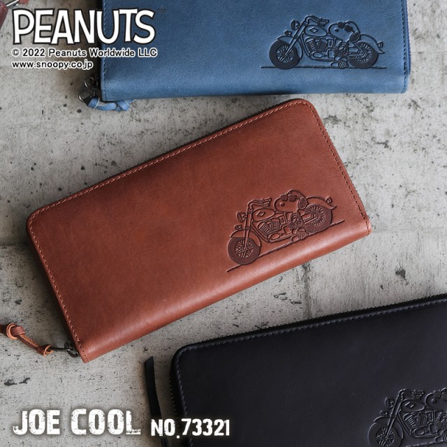 PEANUTS SNOOPY JOE COOL ラウンドファスナー長財布