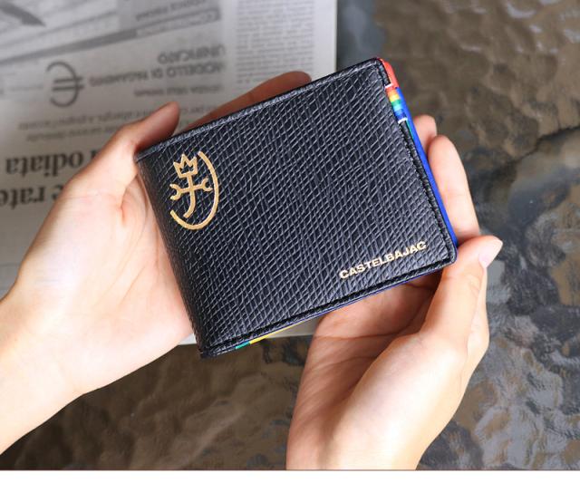 CASTELBAJAC(カステルバジャック) Rainbow(レインボー) 二つ折り財布 小銭入れあり  079613