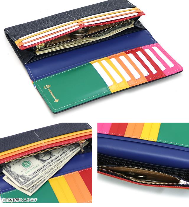 CASTELBAJAC(カステルバジャック) Rainbow(レインボー) 長財布 小銭入れあり 079614