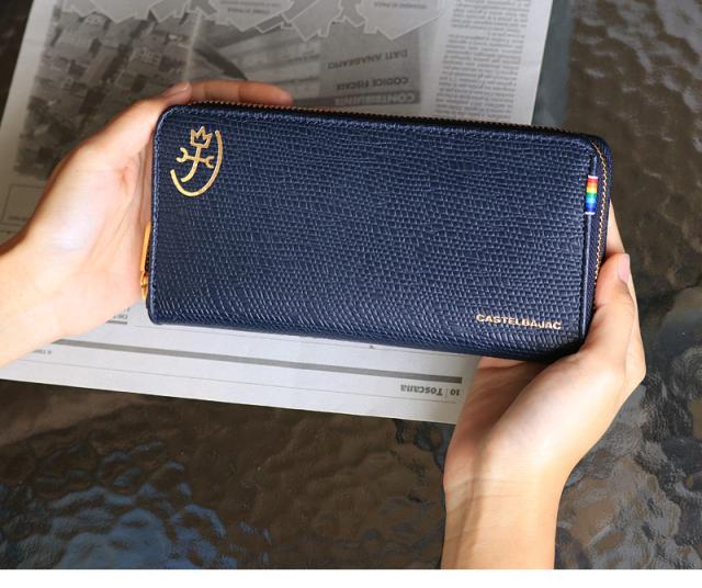 CASTELBAJAC(カステルバジャック) Rainbow(レインボー) ラウンドファスナー長財布 小銭入れあり 079615