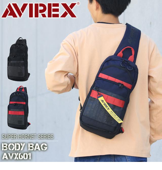AVIREX （アヴィレックス） SUPER HORNET（スーパーホーネット）シリーズ ボディバッグ L