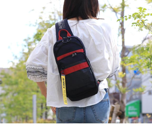 AVIREX （アヴィレックス） SUPER HORNET（スーパーホーネット）シリーズ ボディバッグ L