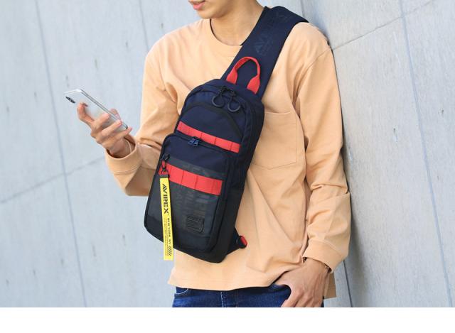 AVIREX （アヴィレックス） SUPER HORNET（スーパーホーネット）シリーズ ボディバッグ L