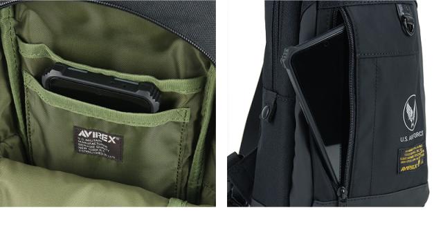 AVIREX (アヴィレックス) REGLESS (リグレス)シリーズ ボディバッグ AX2200