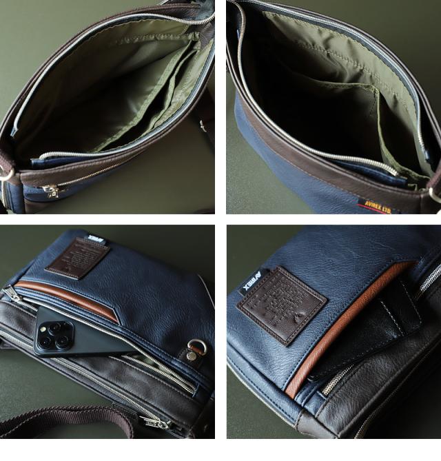 ショルダーバッグ AVIREX メンズ 男女兼用 ブランド アビレックス AX5006 スチュアート STUART