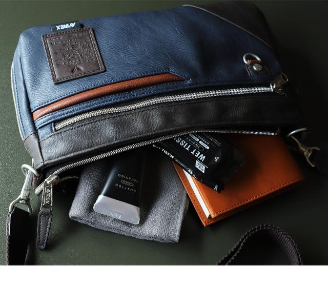 ショルダーバッグ AVIREX メンズ 男女兼用 ブランド アビレックス AX5006 スチュアート STUART