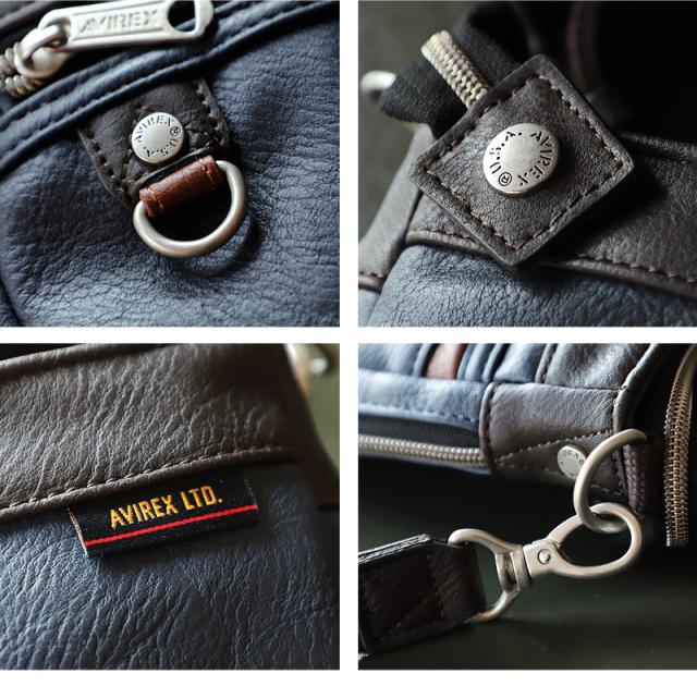ショルダーバッグ AVIREX メンズ 男女兼用 ブランド アビレックス AX5006 スチュアート STUART