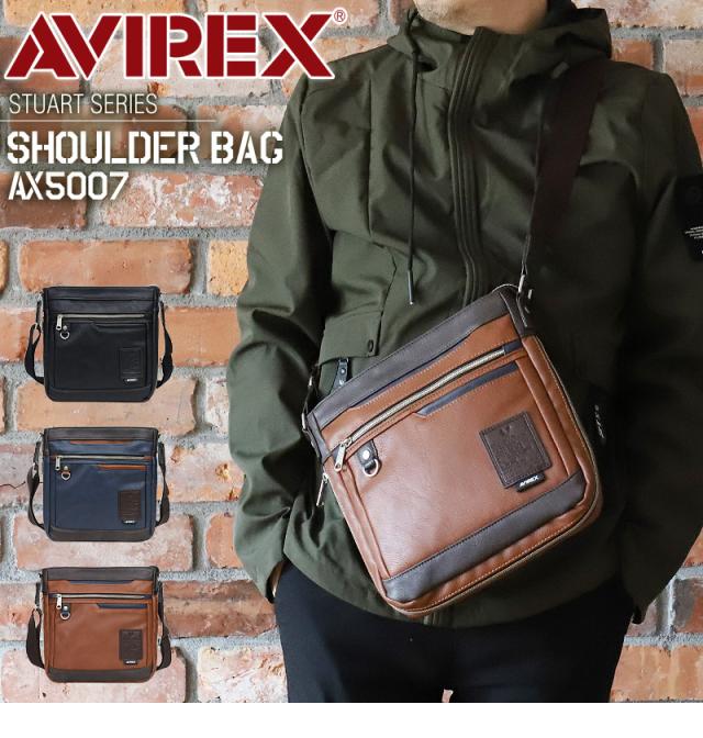 ショルダーバッグ AVIREX メンズ 男女兼用 ブランド アビレックス AX5007 スチュアート STUART